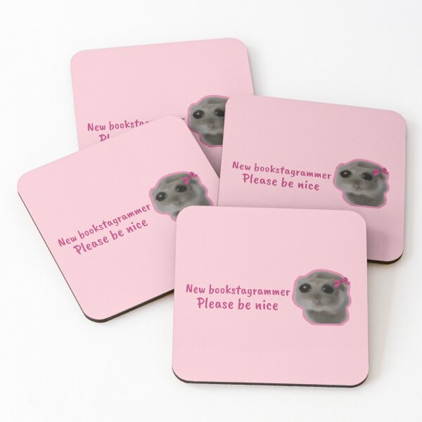 Item preview, Sad Hamster New Bookstagrammer, Please Be Nice designed and sold by Megurix.