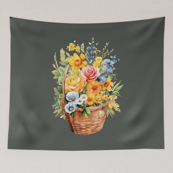 Item preview, A Flower Basket designed and sold by Sketch-Shack.