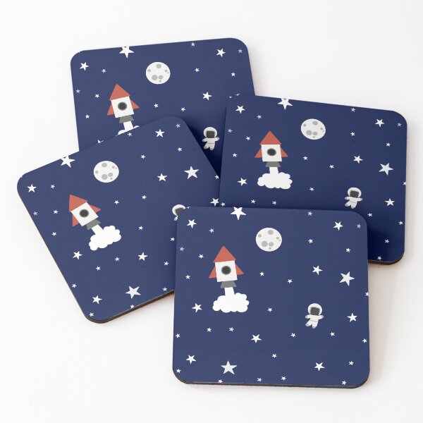 Item preview, We are going to space dark blue designed and sold by Koolmees.
