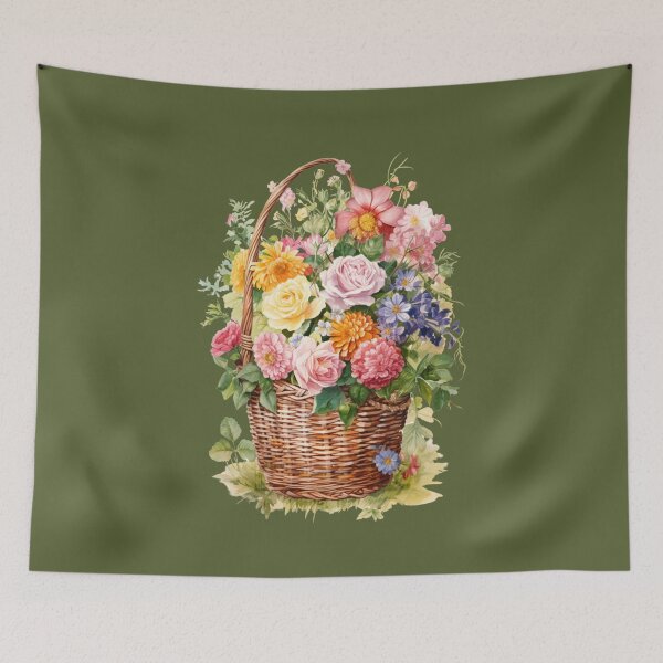 Item preview, A Flower Basket designed and sold by Sketch-Shack.