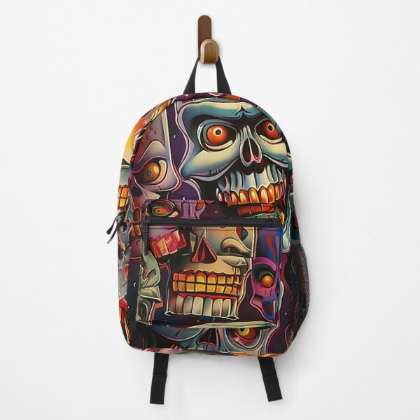 Item preview, Robot Skulls: Colorful Abstract Halloween Horror designed and sold by Fantasy Masterpiece.
