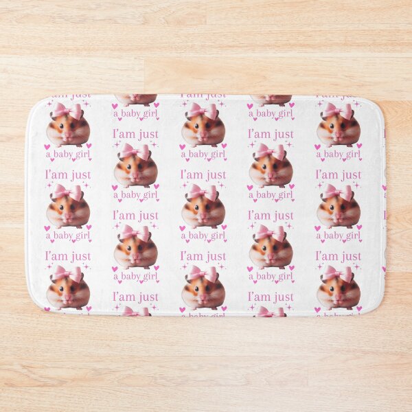 Item preview, Sad Hamster I'am Just a Baby Girl designed and sold by printmala.