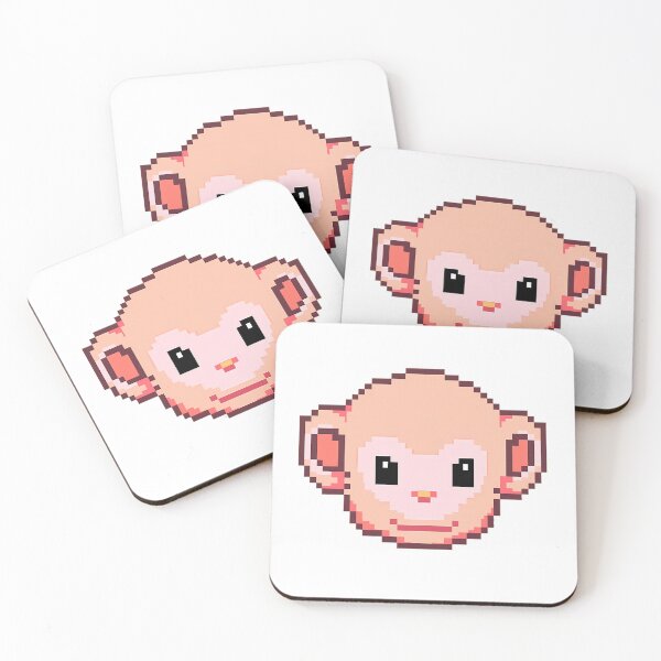 Item preview, Orange Monkey pixel art - Retro vibe designed and sold by octoboobs.