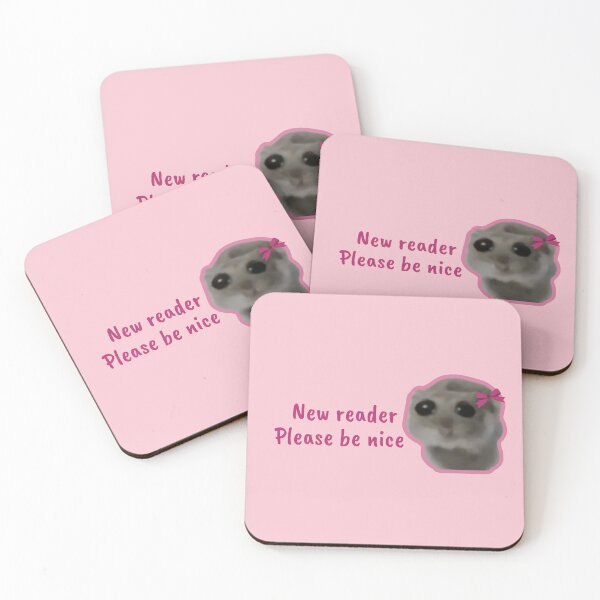 Item preview, Sad Hamster New Reader, Please Be Nice designed and sold by Megurix.
