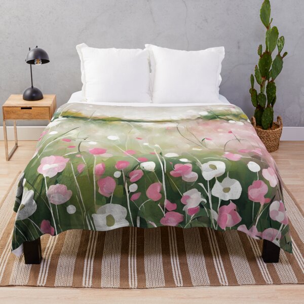 Item preview, A beautiful wildflowers pink and white colours designed and sold by NingningS.