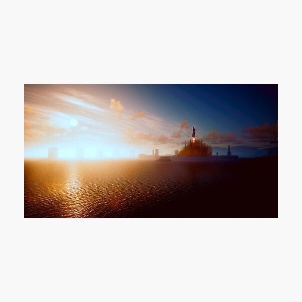 Item preview, Rocket Launch - virtual photography designed and sold by Promethea Echenique.
