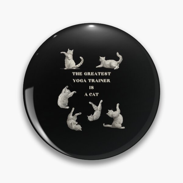 Item preview, The Greatest Yoga Trainer Is A Cat designed and sold by mirciashop.