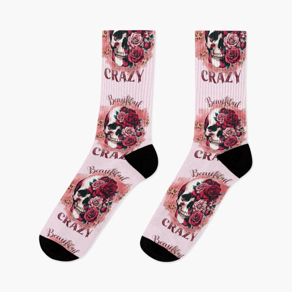 Item preview, Boho sugar skull, floral, pink, red, roses, beautiful, crazy designed and sold by Margival.