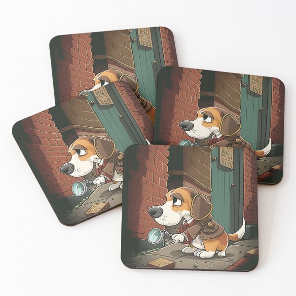 Item preview, Detective Beagle: Cartoonish Hand-Illustrated Adventure designed and sold by PaintbrushPlace.