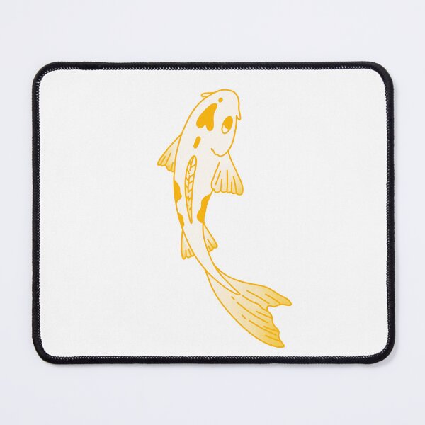 Item preview, Yellow koi fish with heart design - fish lover designed and sold by GingerandMilk.