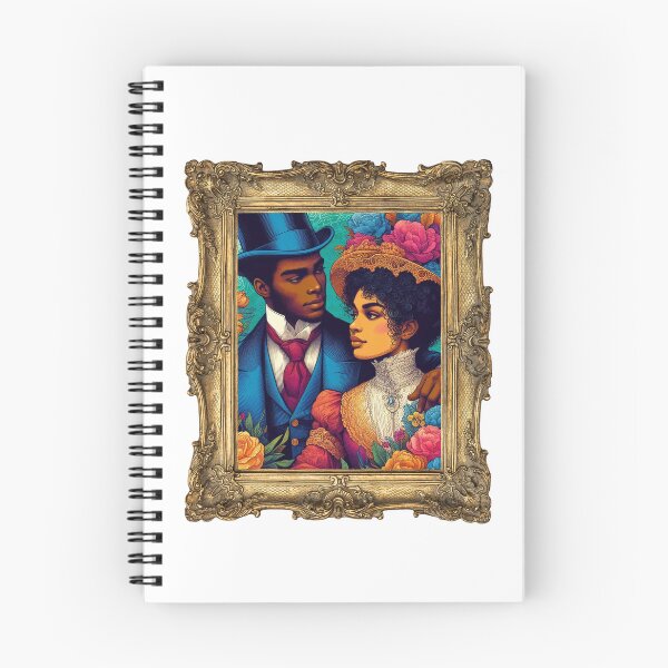 Item preview, Afro-Victorian Couple in a Gilded Frame designed and sold by PortugalGO.