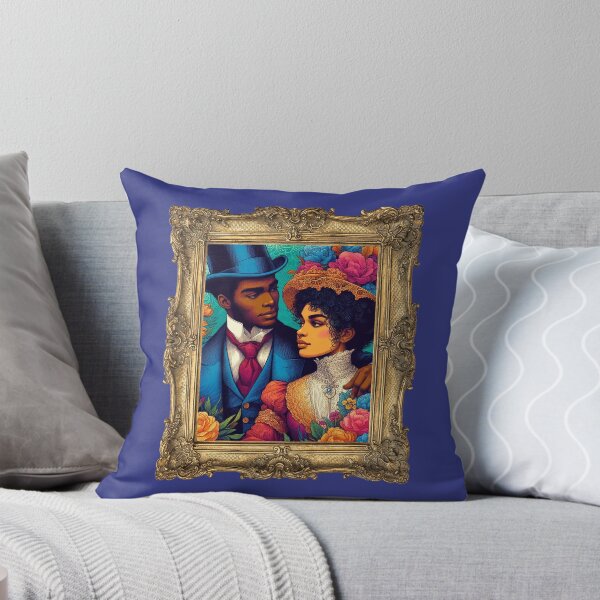 Item preview, Afro-Victorian Couple in a Gilded Frame designed and sold by PortugalGO.