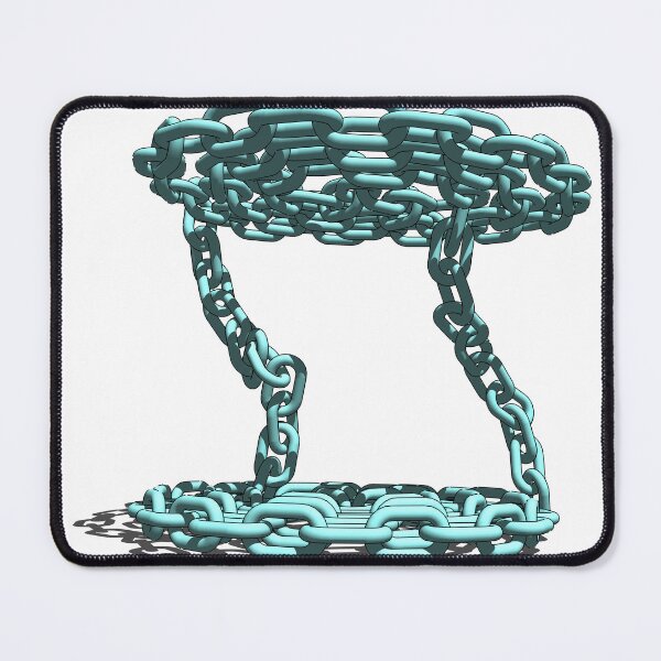 Item preview, Turquoise looped chain designed and sold by Whimsy Trail Co.