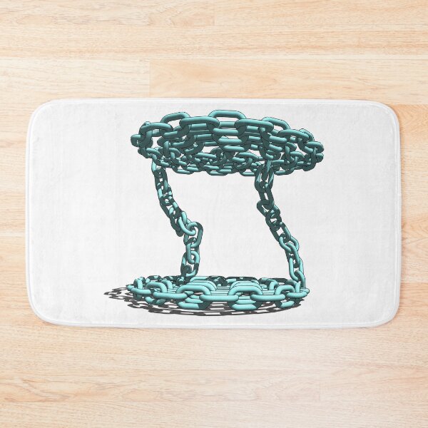 Item preview, Turquoise looped chain designed and sold by Whimsy Trail Co.