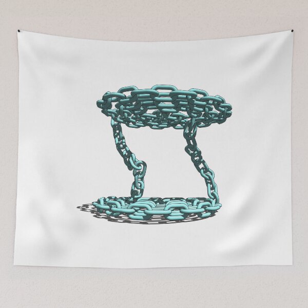 Item preview, Turquoise looped chain designed and sold by m-yoga-store.