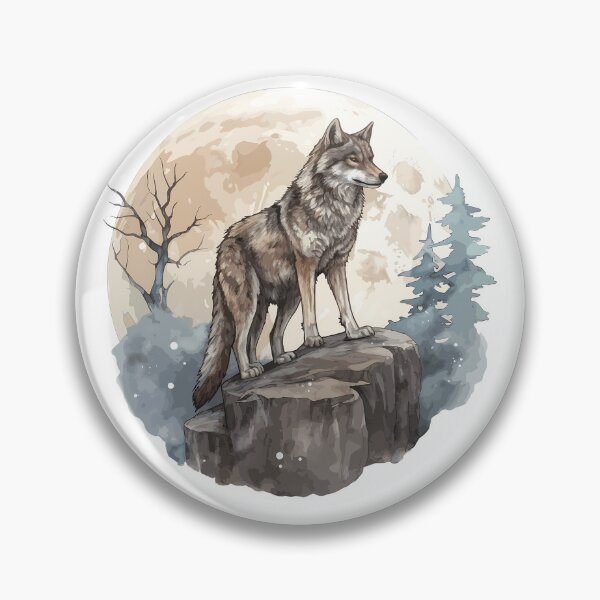 Item preview, alone wolf designed and sold by ebialonestar.