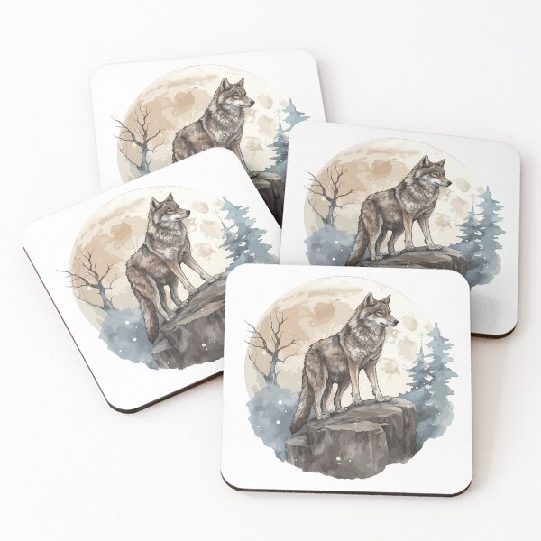 Item preview, alone wolf designed and sold by ebialonestar.