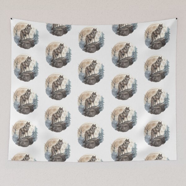 Item preview, alone wolf designed and sold by ebialonestar.