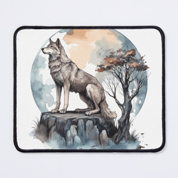 Item preview, alone wolf designed and sold by ebialonestar.