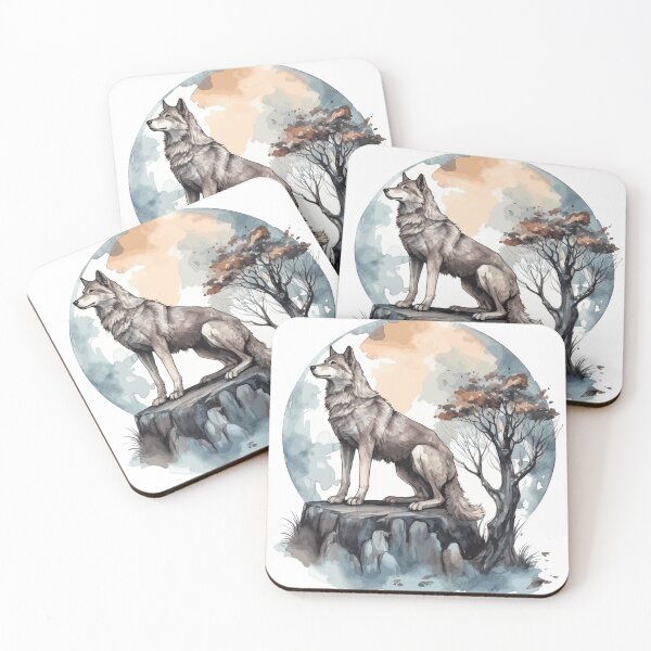 Item preview, alone wolf designed and sold by ebialonestar.