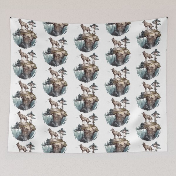 Item preview, alone wolf designed and sold by ebialonestar.