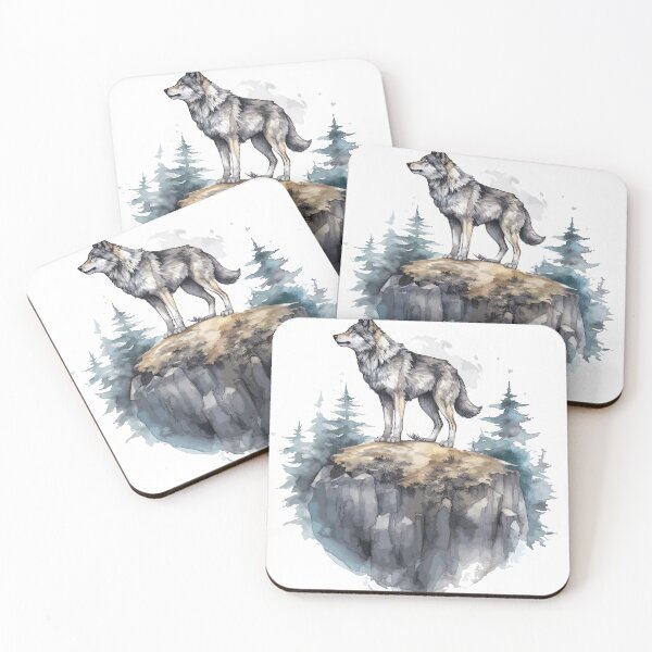 Item preview, alone wolf designed and sold by ebialonestar.