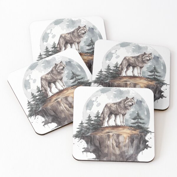 Item preview, alone wolf designed and sold by ebialonestar.