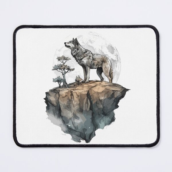 Item preview, alone wolf designed and sold by ebialonestar.