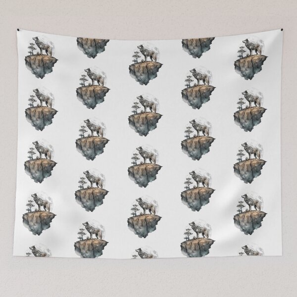 Item preview, alone wolf designed and sold by ebialonestar.