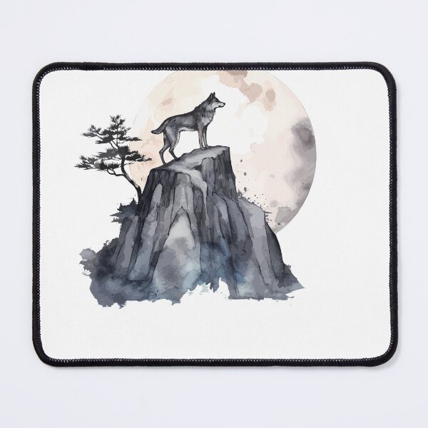 Item preview, alone wolf designed and sold by ebialonestar.
