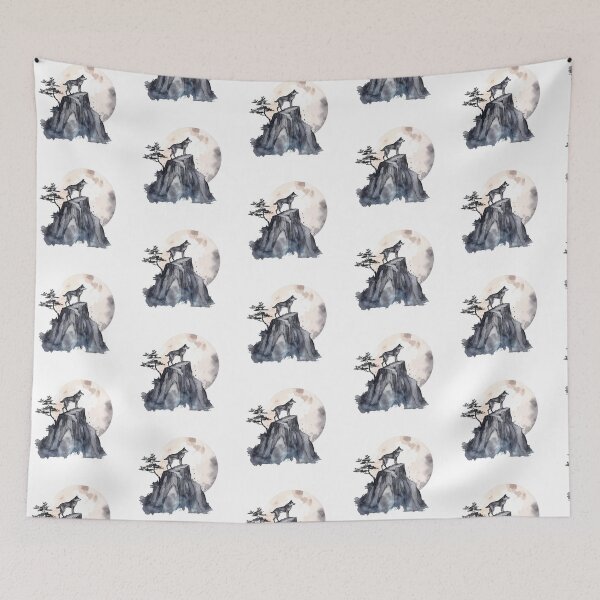 Item preview, alone wolf designed and sold by ebialonestar.