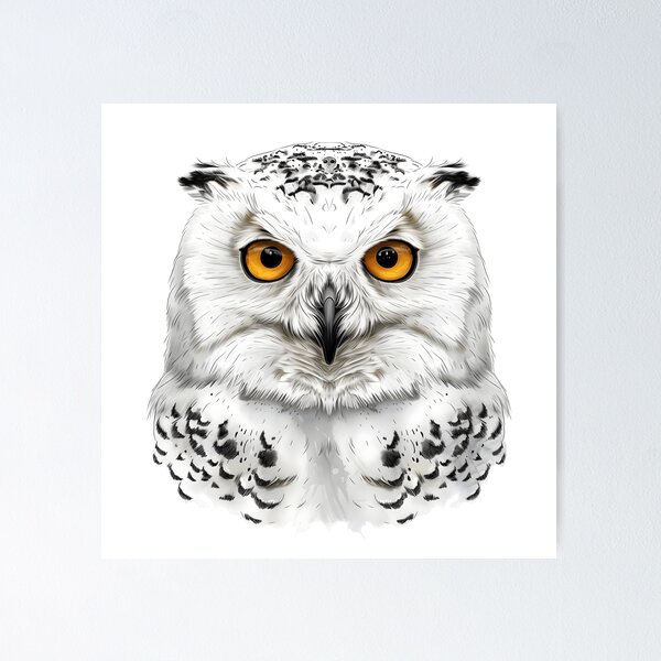 Item preview, Snowy Owl Head designed and sold by Radibor78.