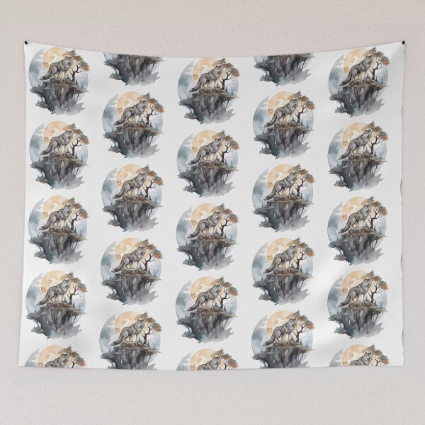 Item preview, alone wolf designed and sold by ebialonestar.