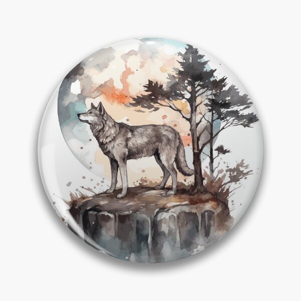 Item preview, alone wolf designed and sold by ebialonestar.