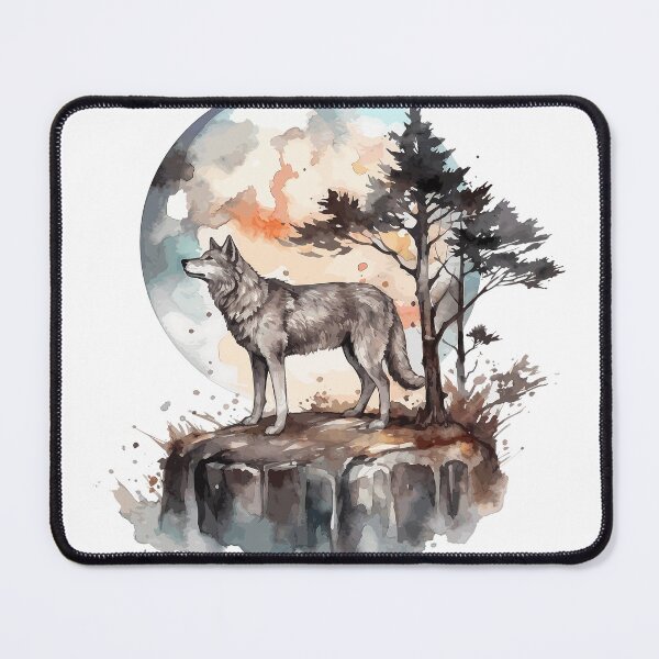 Item preview, alone wolf designed and sold by ebialonestar.