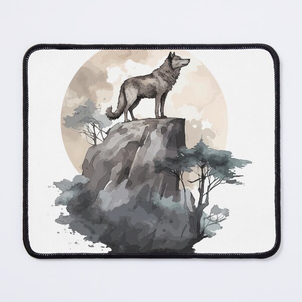 Item preview, alone wolf designed and sold by ebialonestar.