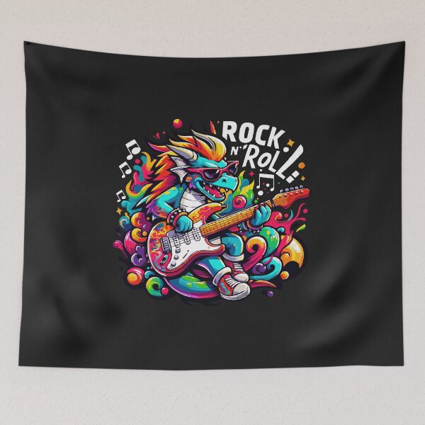Item preview, Dragon Rock on Guitar designed and sold by ADAM-YOUB.