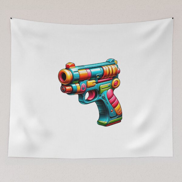 Item preview, Brightly Colored Toy Water Gun Pistol for Shooting Water designed and sold by kylmllr101684.