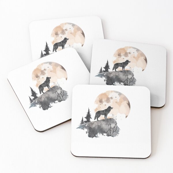 Item preview, alone wolf designed and sold by ebialonestar.