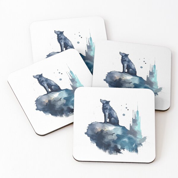 Item preview, alone wolf designed and sold by ebialonestar.