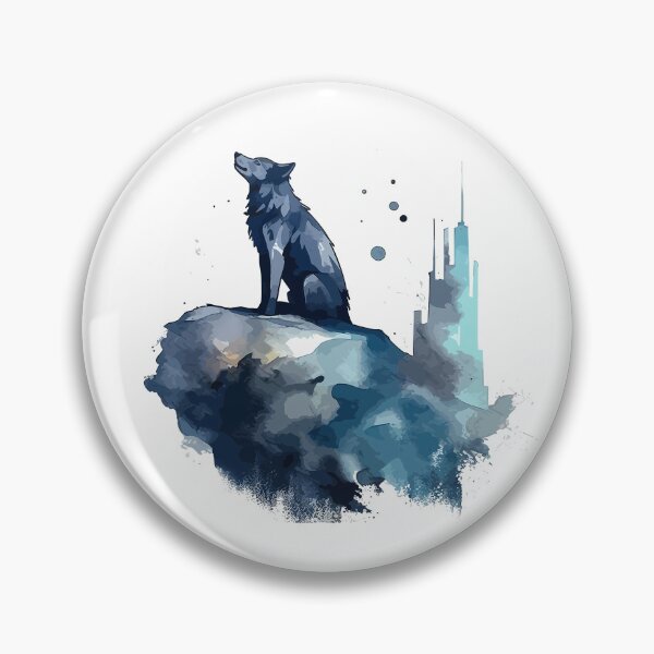 Item preview, alone wolf designed and sold by ebialonestar.