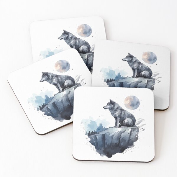 Item preview, alone wolf designed and sold by ebialonestar.