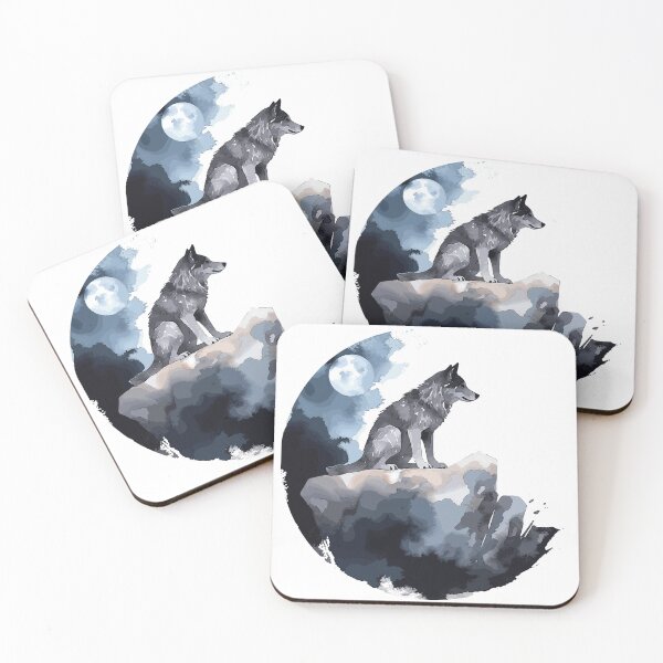 Item preview, alone wolf designed and sold by ebialonestar.