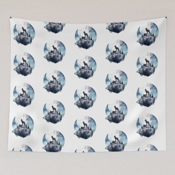 Item preview, alone wolf designed and sold by ebialonestar.