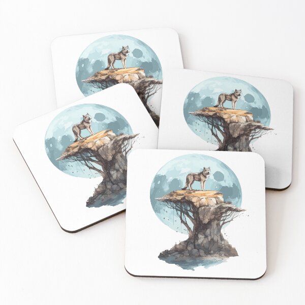 Item preview, alone wolf designed and sold by ebialonestar.