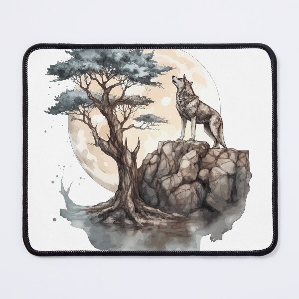 Item preview, alone wolf designed and sold by ebialonestar.