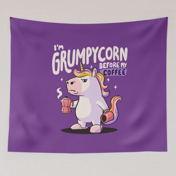 Item preview, Grumpycorn - Cute Grumpy Unicorn Coffee Gift designed and sold by koalateess.
