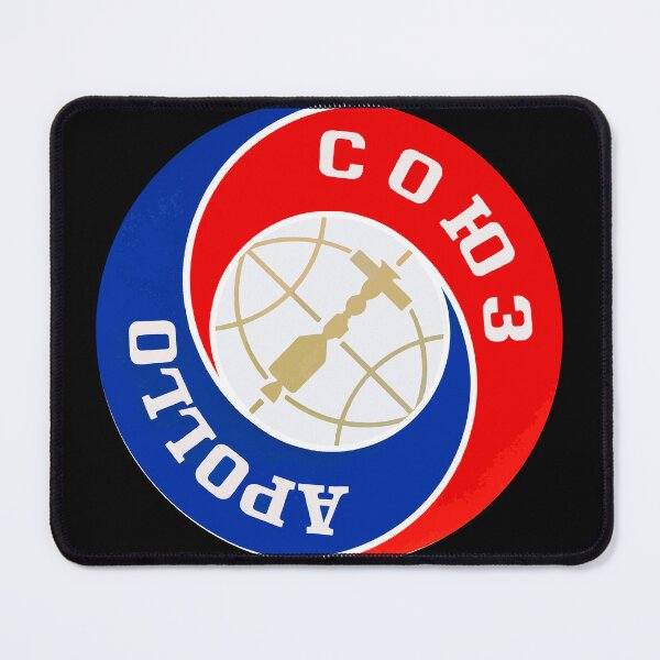 Item preview, Apollo Soyuz Retro 1975 Space Mission Badge Gift designed and sold by MilitaryMart.