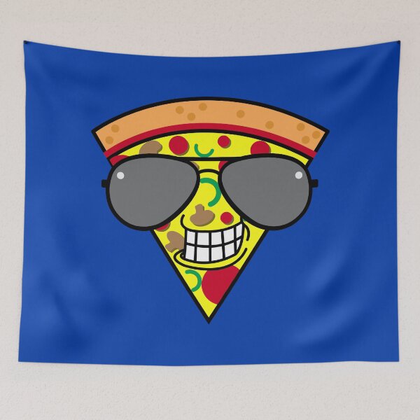Item preview, Cool Pizza Slice Dude Character designed and sold by HotHibiscus.