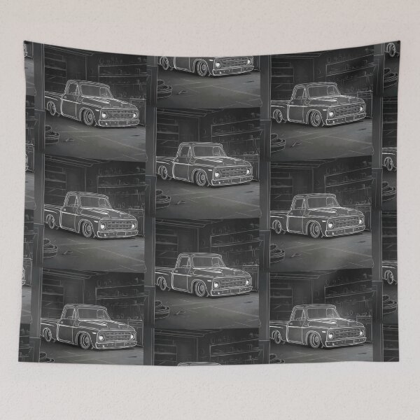 Item preview, Old pickup in the garage designed and sold by Art-Design-EM.